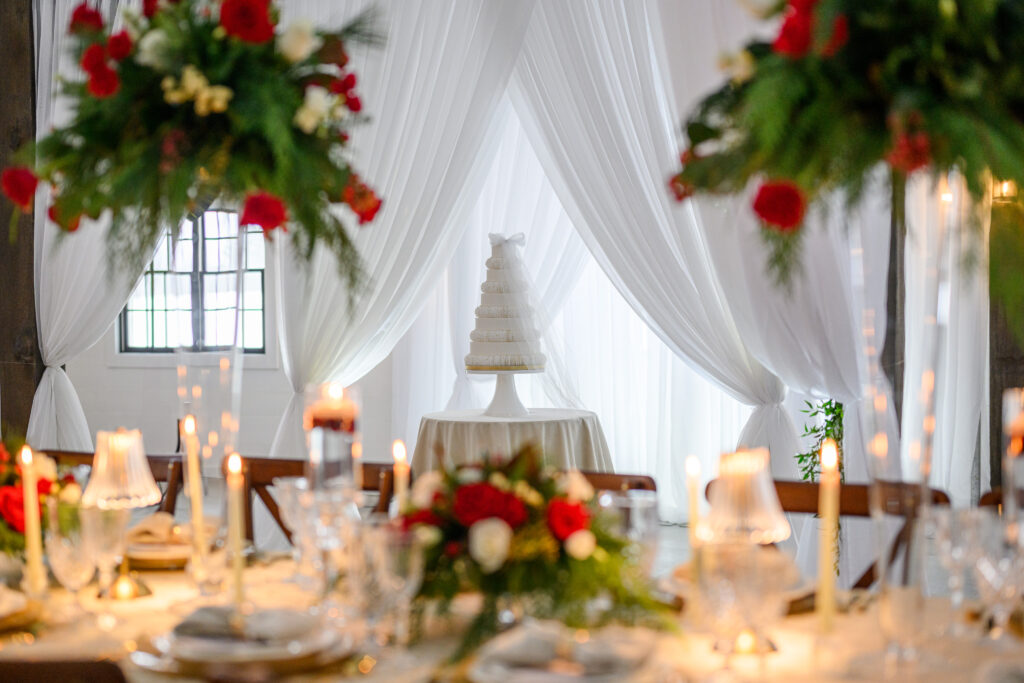 Christmas wedding Ash Point Estate.