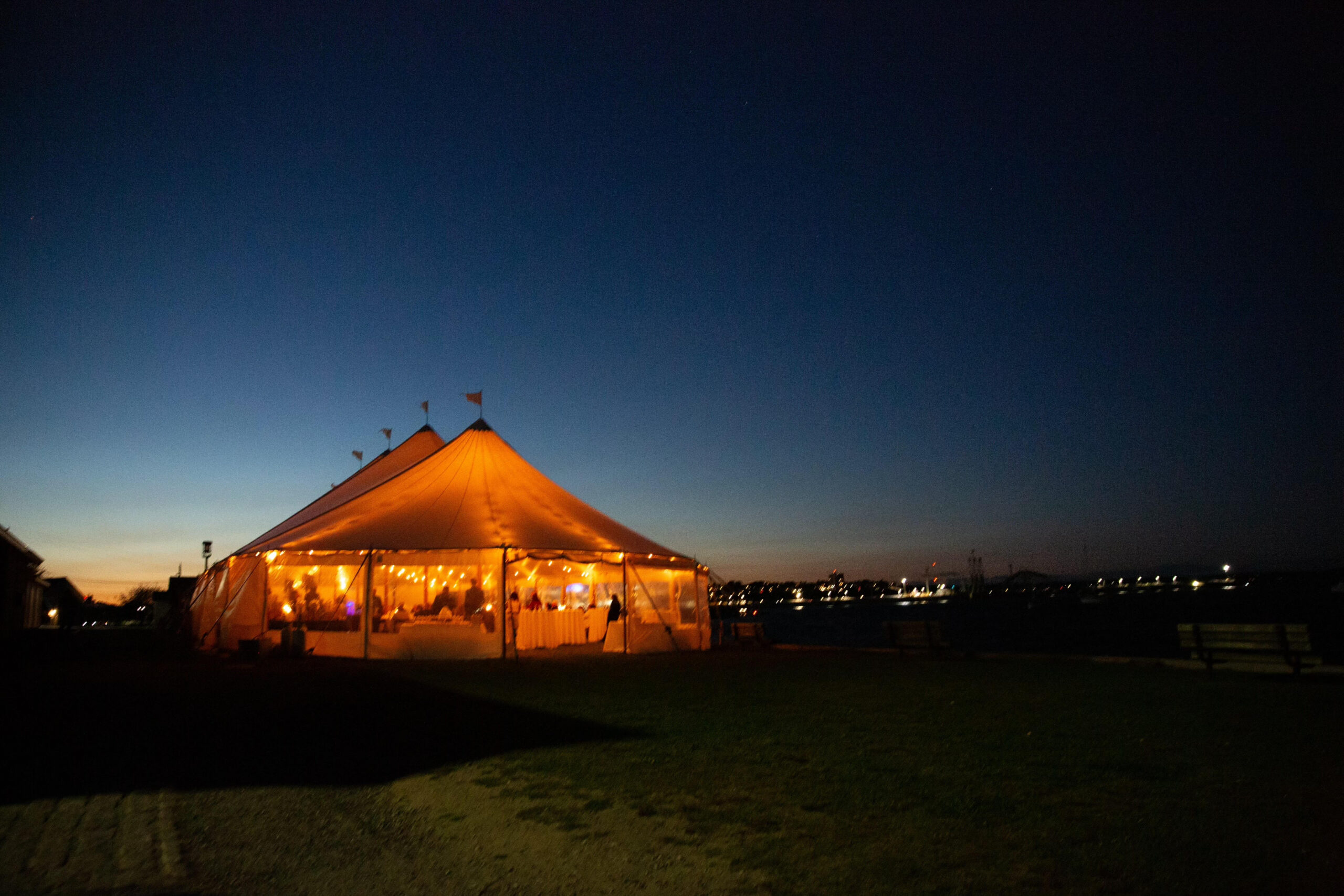 Maine Coastal Tented Wedding