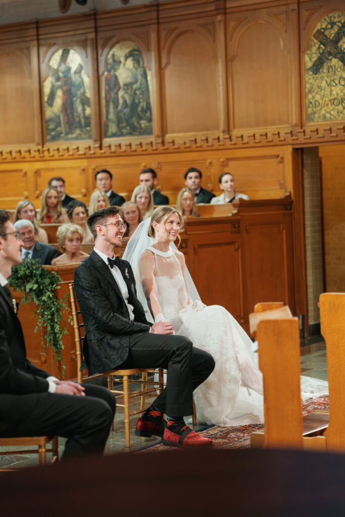 Aldrich Mansion Wedding in Rhode Island Chapel Ceremony
